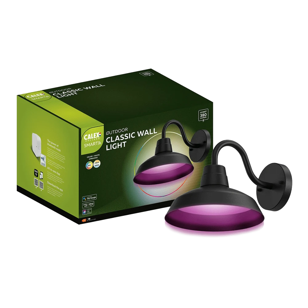 Calex Smart Outdoor Classic Wandlamp RGB CCT - 4W 380lm