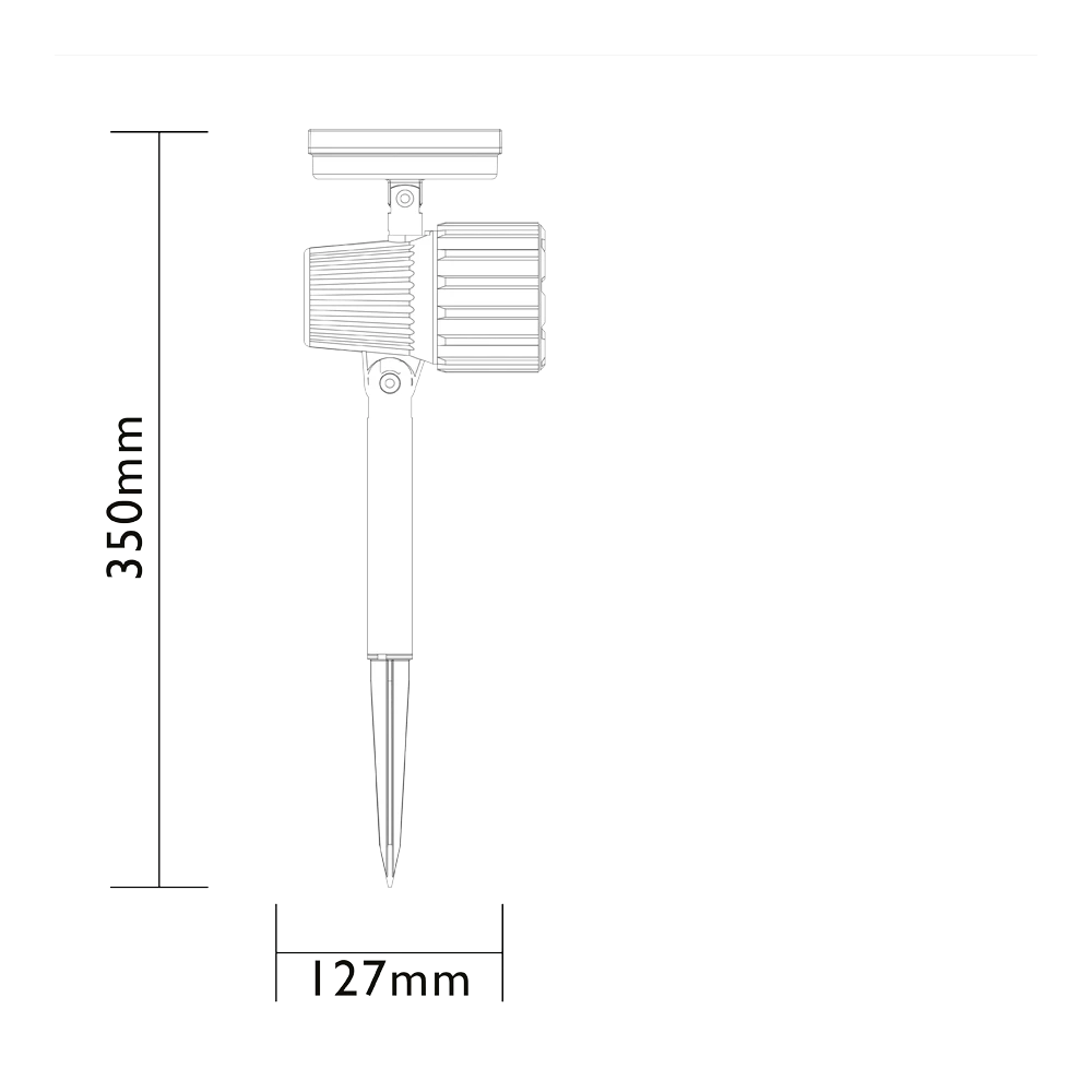 Luxform Solar Tuinspot Salamanca - Afbeelding 3