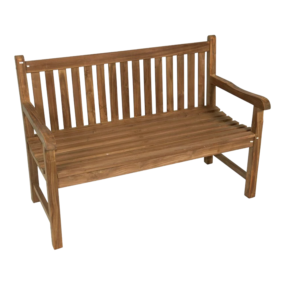 Teak Bank De Luxe - 130cm - Naturel
