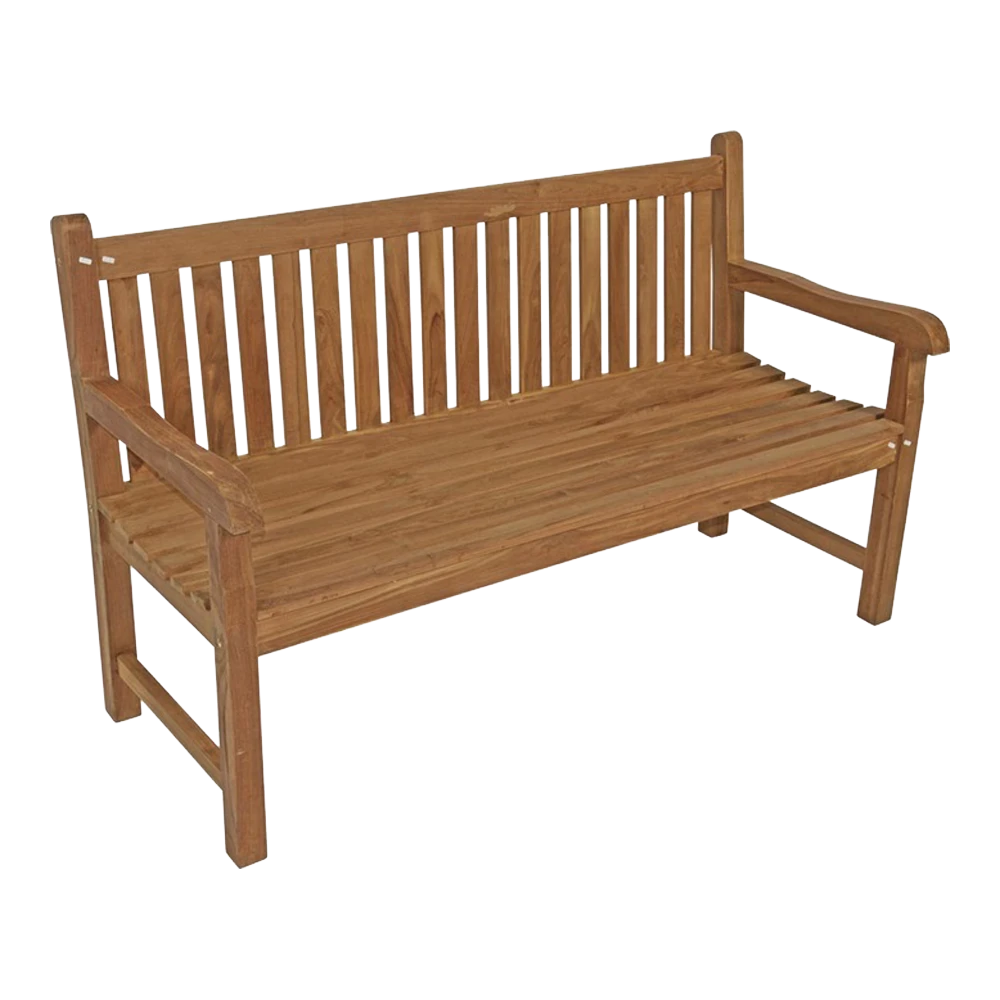 Teak Bank De Luxe - 150cm - Naturel