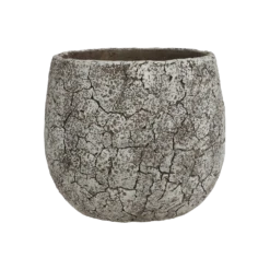 Bloempot Thomas - D21 X H19cm - Off White