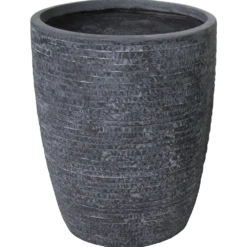 Bloempot Utah Egg High - D36 X H46cm - Donkergrijs