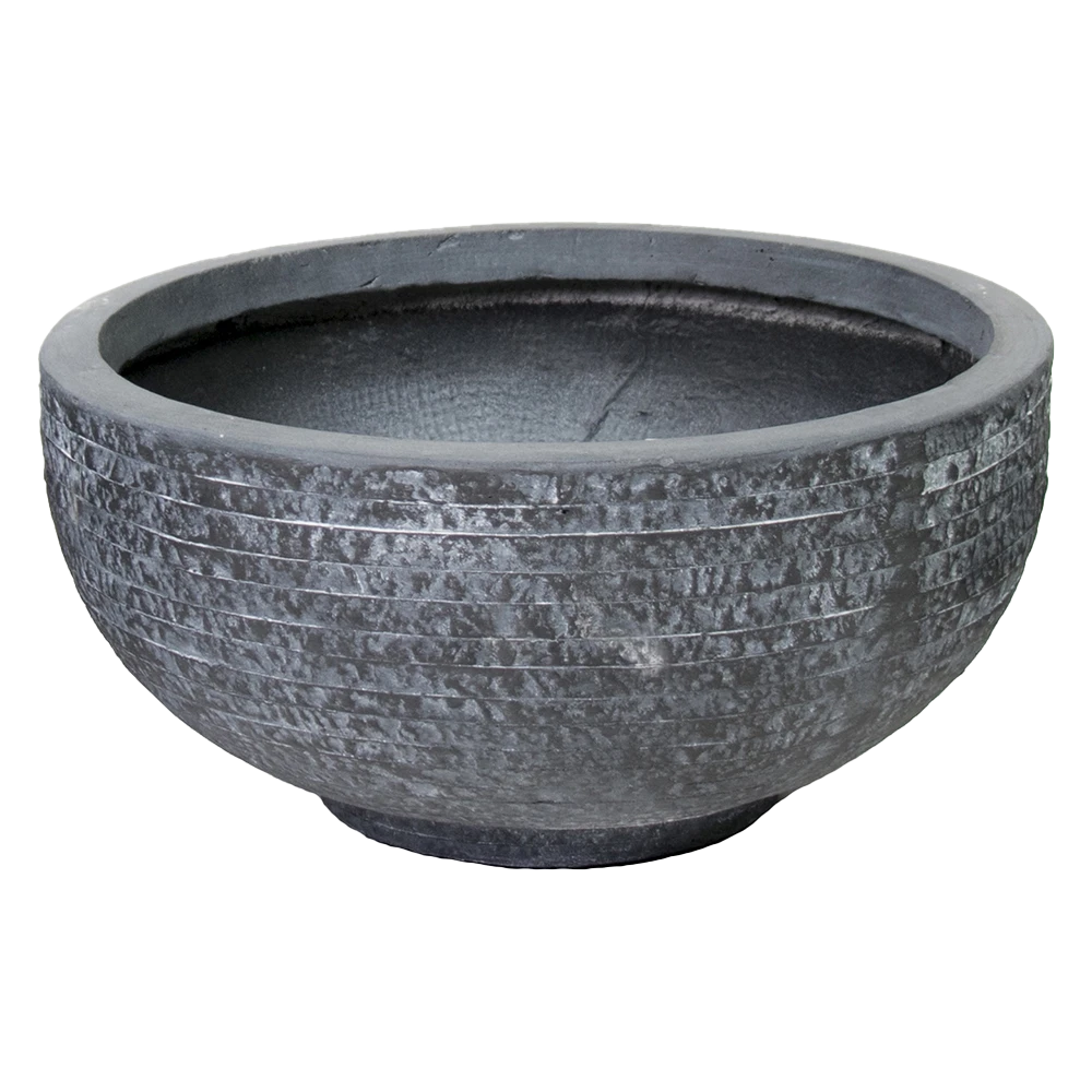 Plantenschaal Utah - D36 X H16.5cm - Donkergrijs