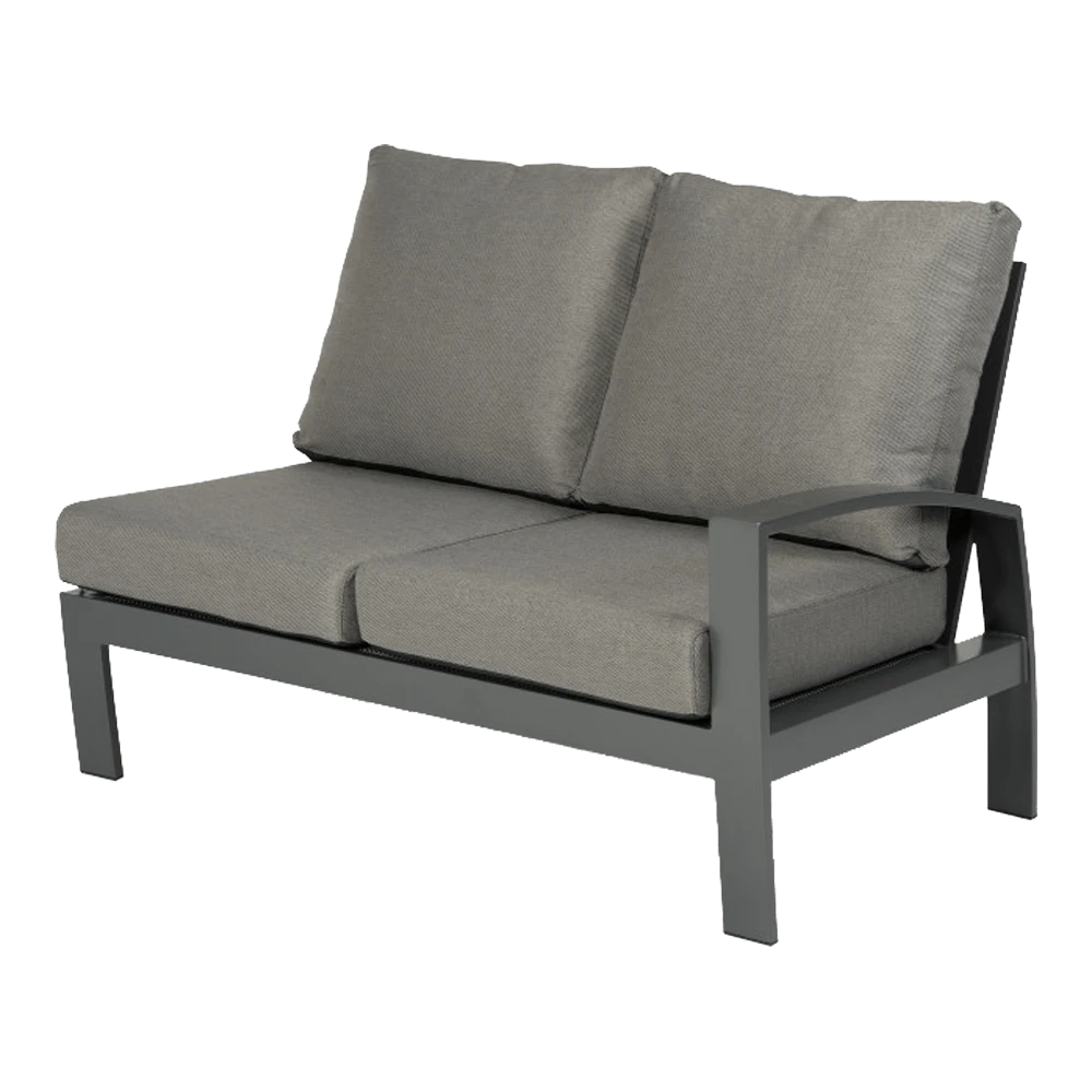 Valencia Lounge 2-zits Links - Charcoal