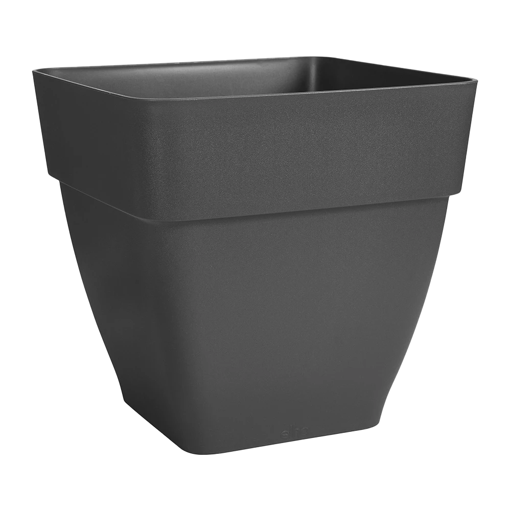 Bloempot Elho Vibia Campana Vierkant 37cm - Antraciet - Afbeelding 2