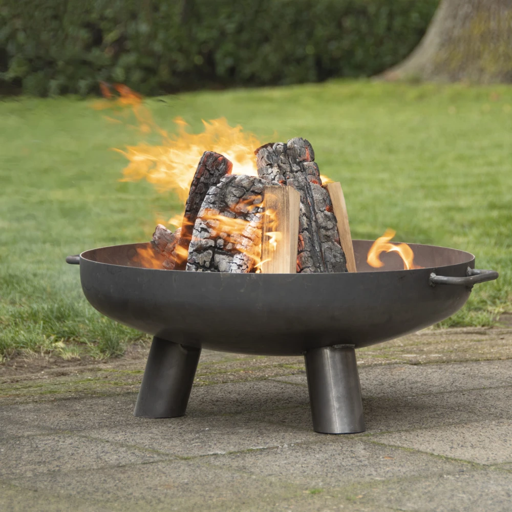 Vuuschaal Staal - D60cm - Fancy Flames - Afbeelding 3