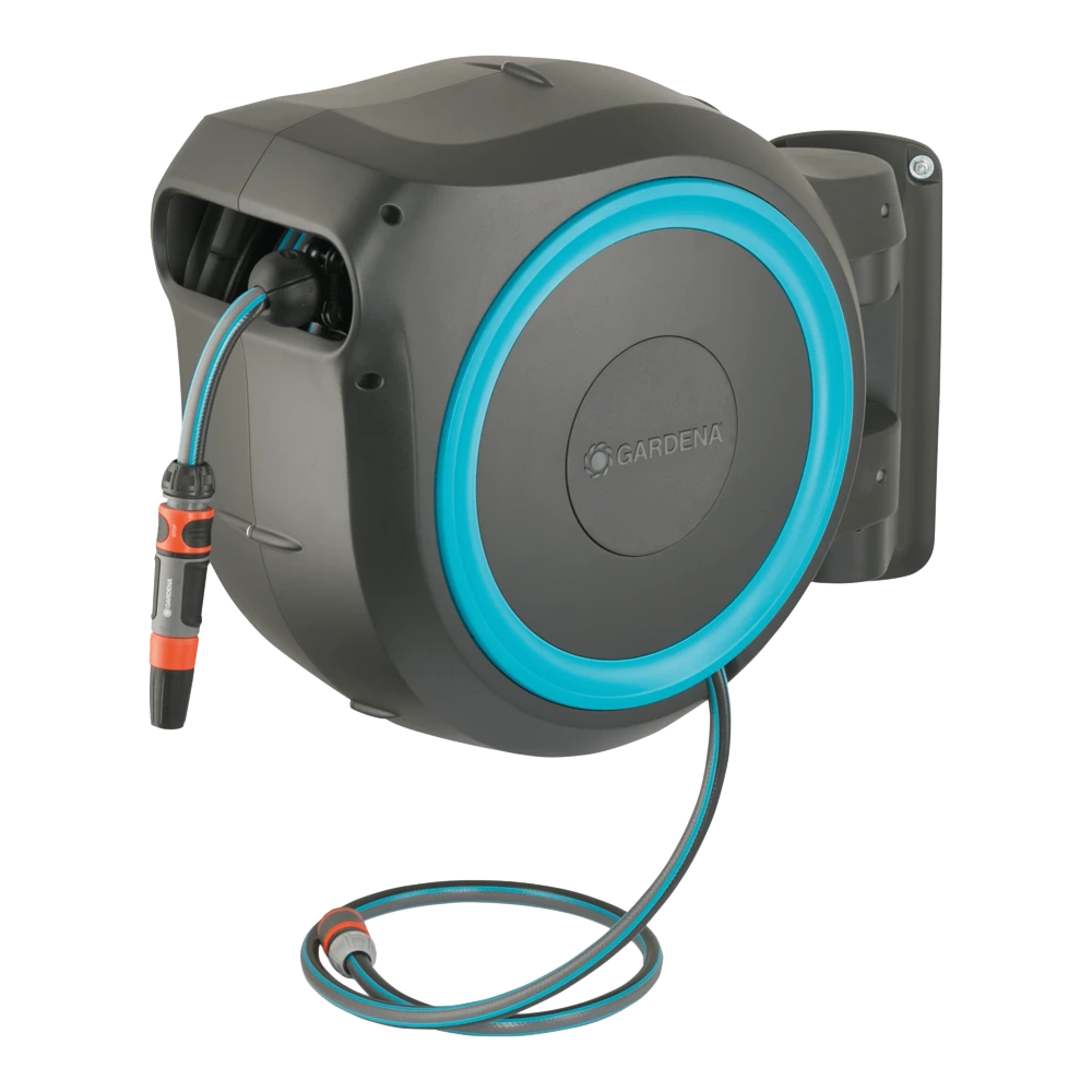 Wandslangenbox RollUp - M/L - 25m - Blauw - Gardena